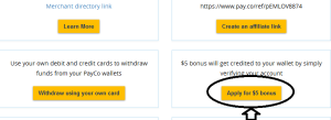 cara verifikasi payco free 5$